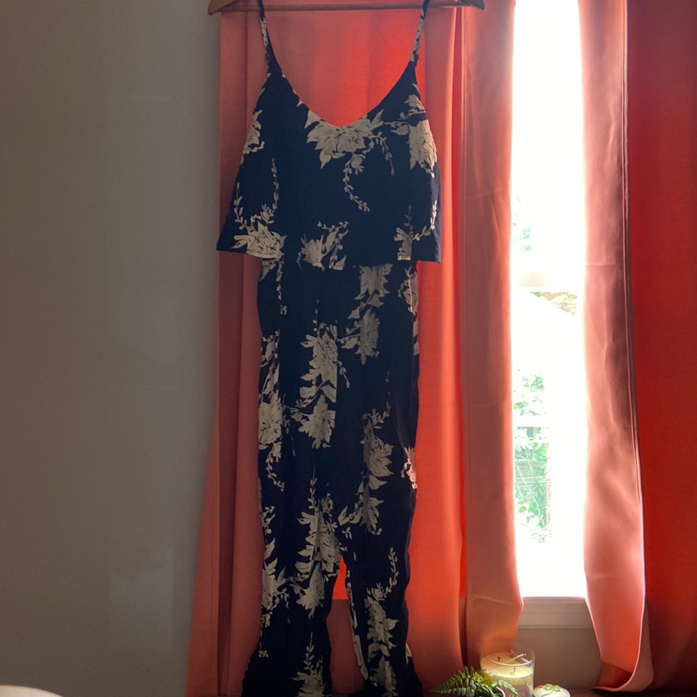 Blue jumpsuit